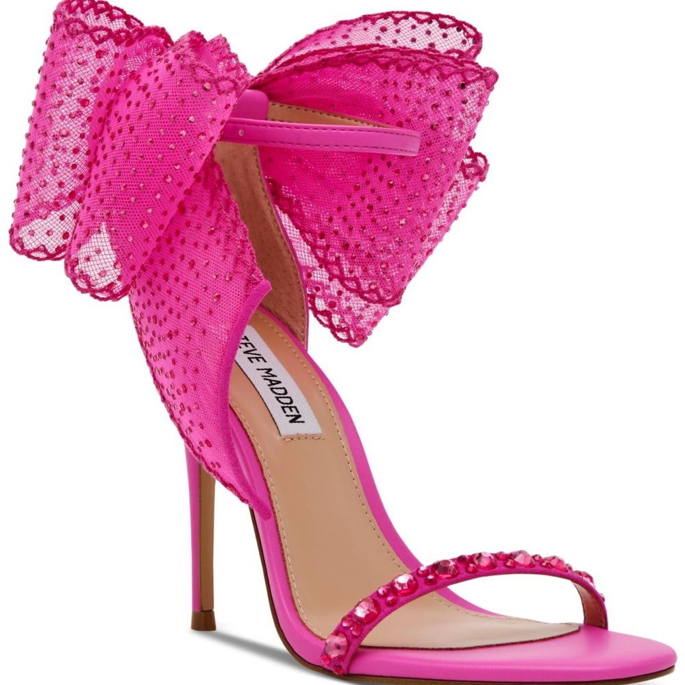 Steve Madden Fuchsia Benni Stiletto Sandals